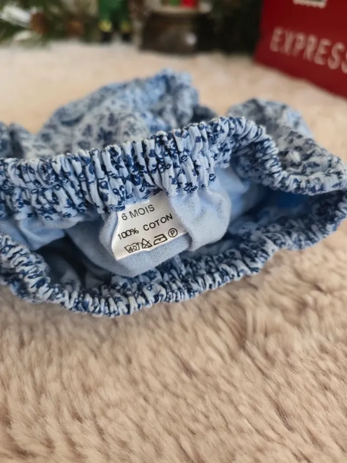 Lot de 5 bloomers bébé fille de 6 à 12 mois - photo numéro 5