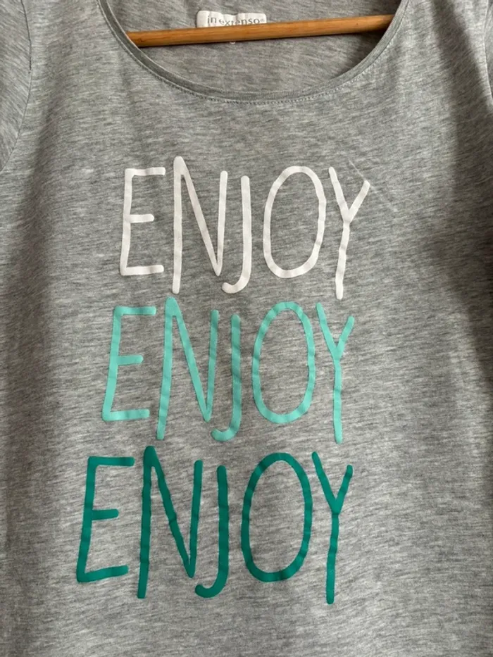 Tee-shirt ENJOY femme taille S - photo numéro 2