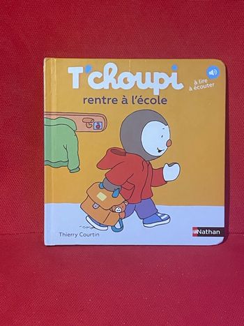 Livre Tchoupi rentre à l’école