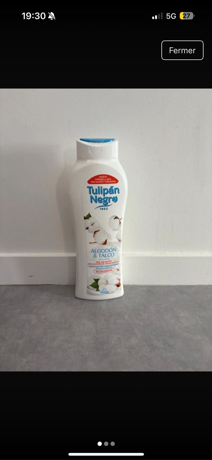 Gel douche tulipan negro