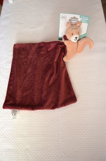 DOUDOU ECUREUIL ** DOUCEUR BEBE ** 1654