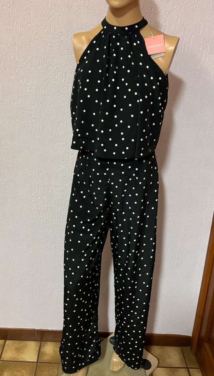 Combinaison noire à pois Naf Naf - N e u ve - photo numéro 3