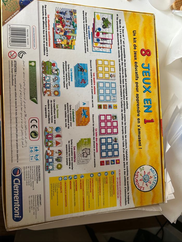 8 jeux en 1 un kit de jeux éducatifs pour apprendre en s’amusant - photo numéro 2