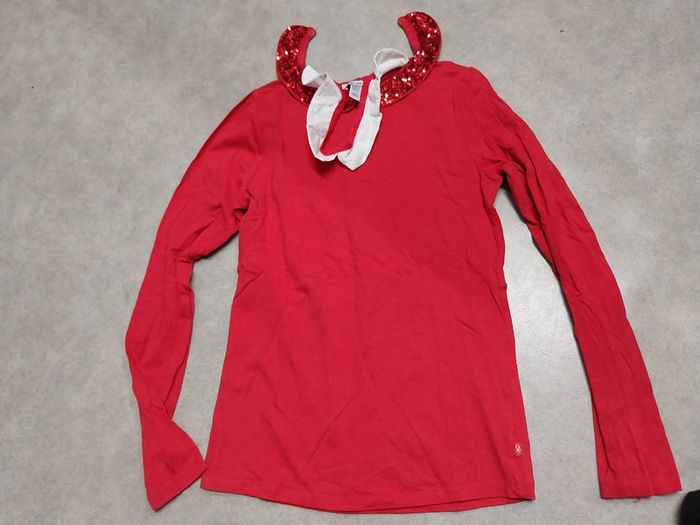 haut tee shirt manches longues fille 14 ans okaidi