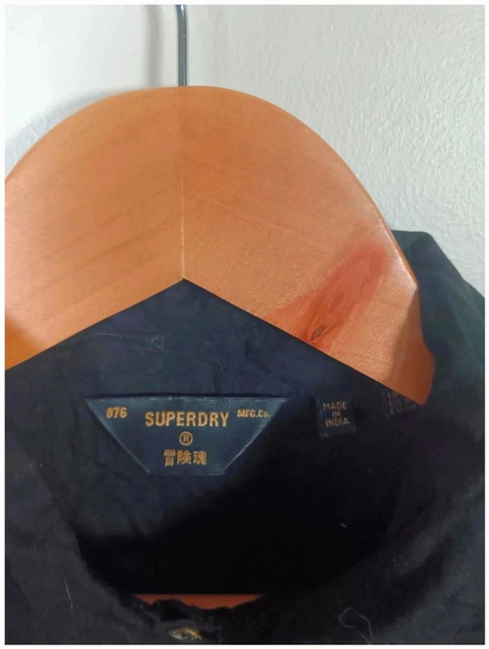 C8 chemise noir Superdry 38 - photo numéro 3