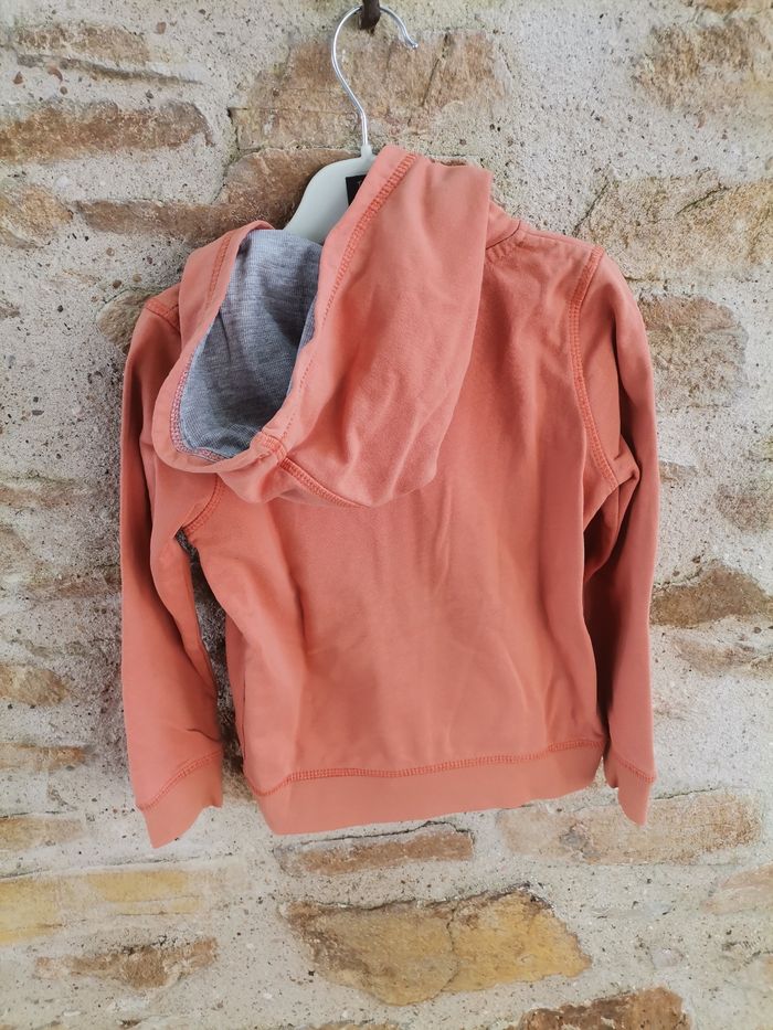 Gilet zippé orange - photo numéro 2