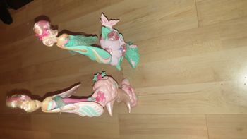 2 skydancers fées volantes