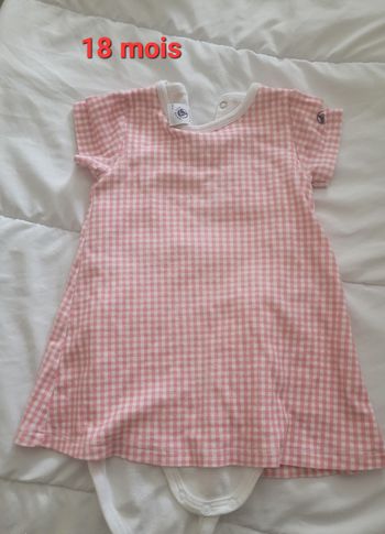 Robe vichy rose