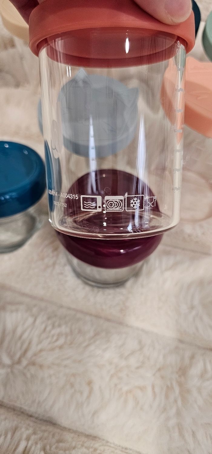Lot de 9 pots en verre Babymoov excellent état - photo numéro 8