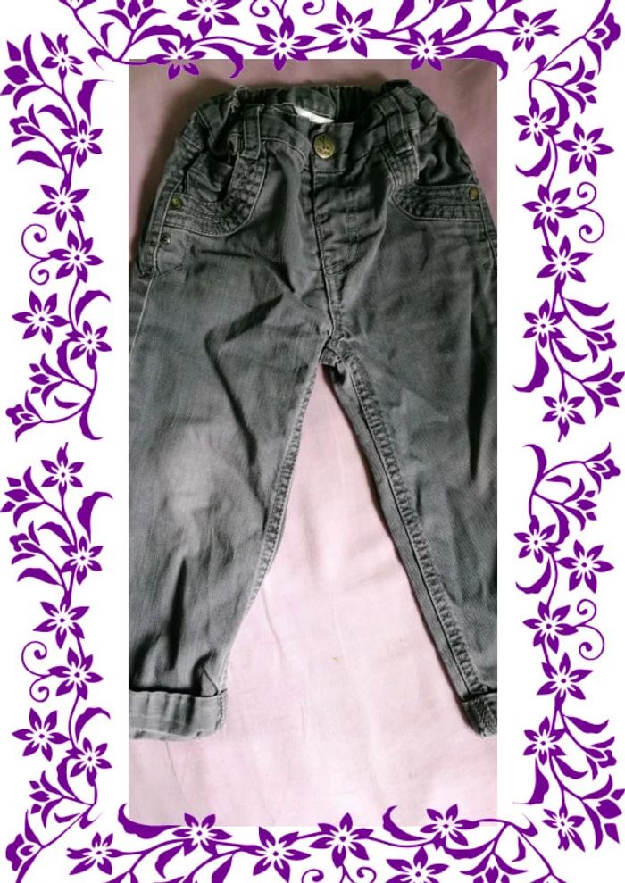 Jeans gris kidkanai