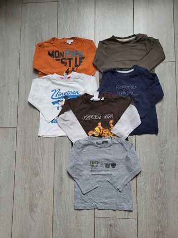Lot de 6 tshirt