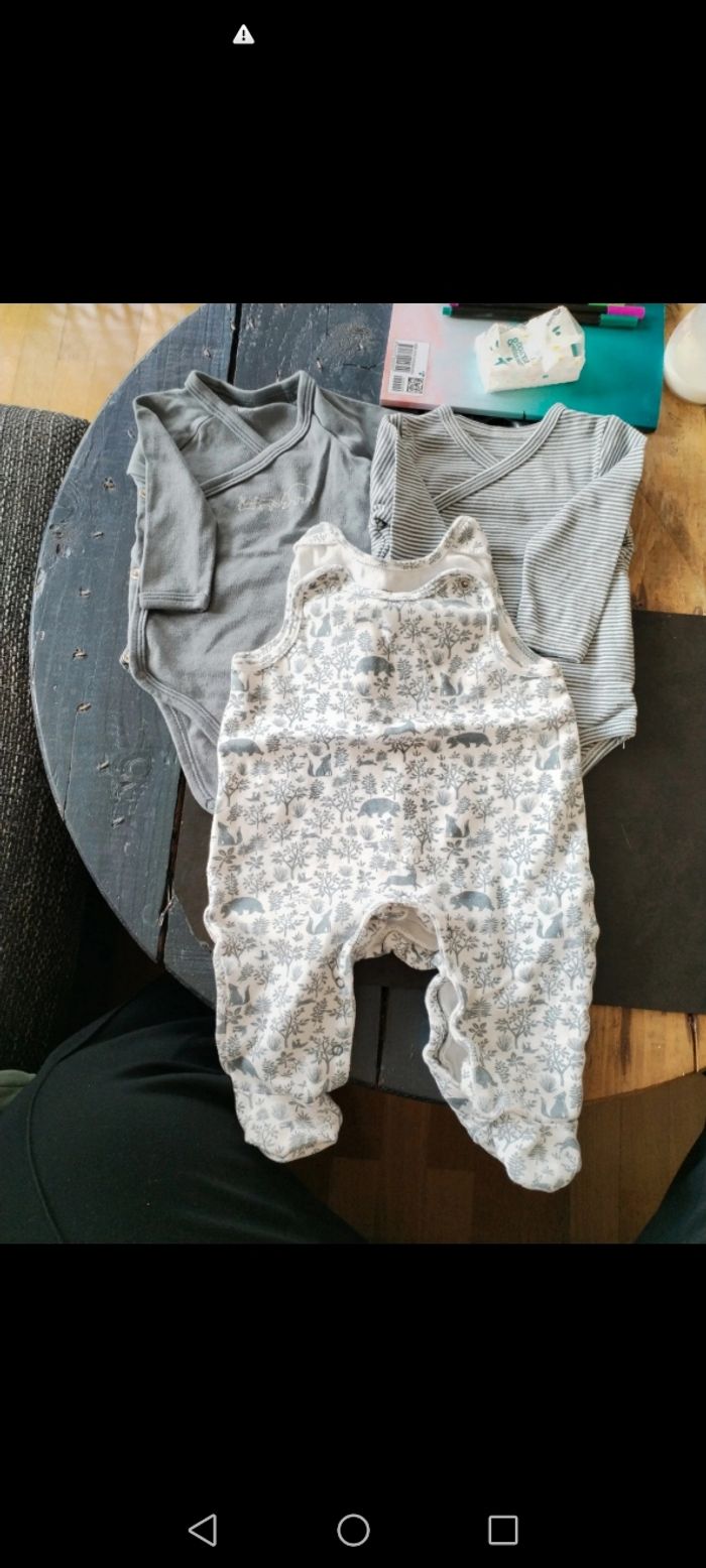 Ensemble bodies salopette