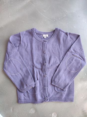 Gilet fille violet 36 mois 3 ans