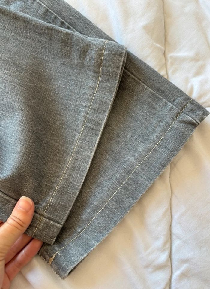 Jean homme gris clair vintage y2k 00s taille XL/48 – coupe droite regular – 100% coton - photo numéro 5