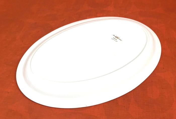 Plat de service ovale Faïence de Sarreguemines France Modèle Johnny - photo numéro 5