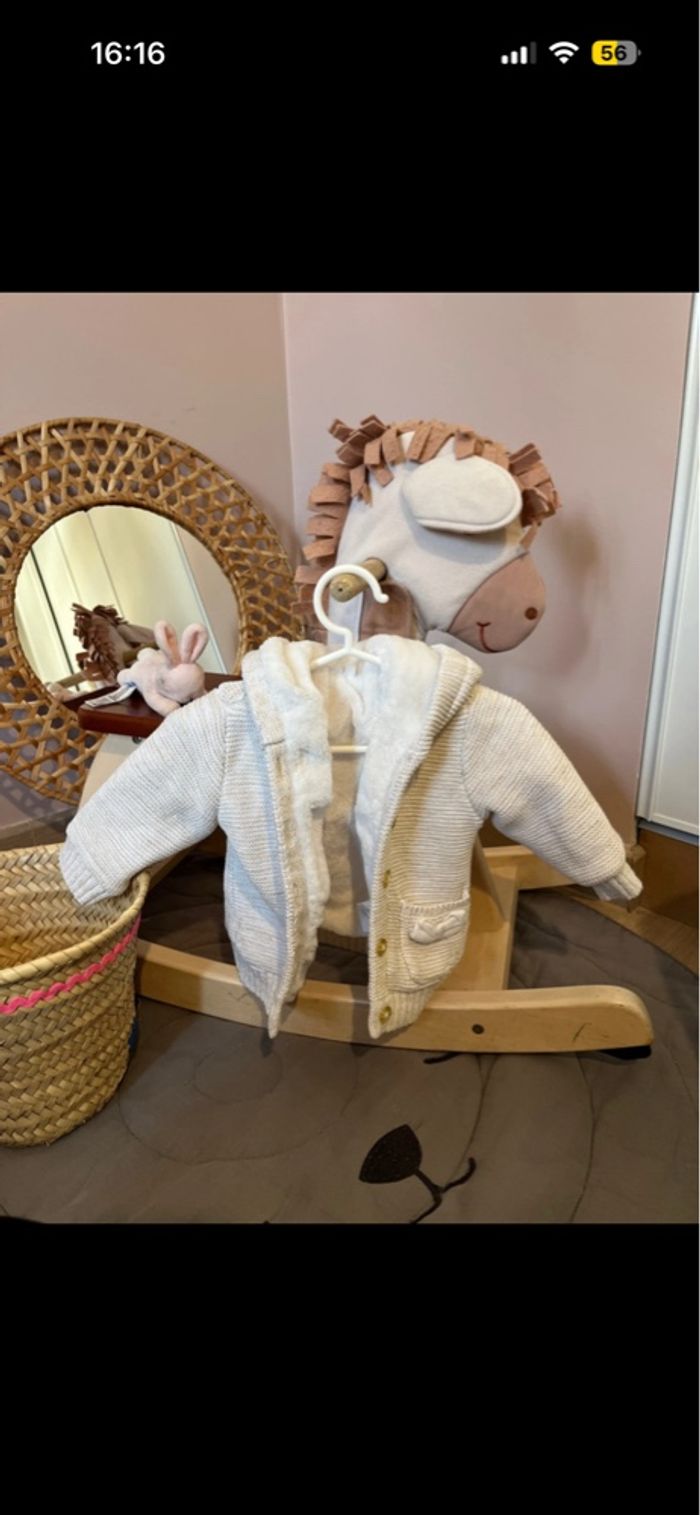 Gilet moumoute 3mois