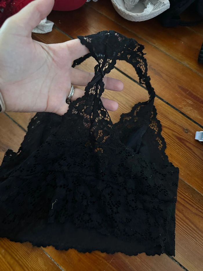 Brassière darjeeling t1 noir dentelle
