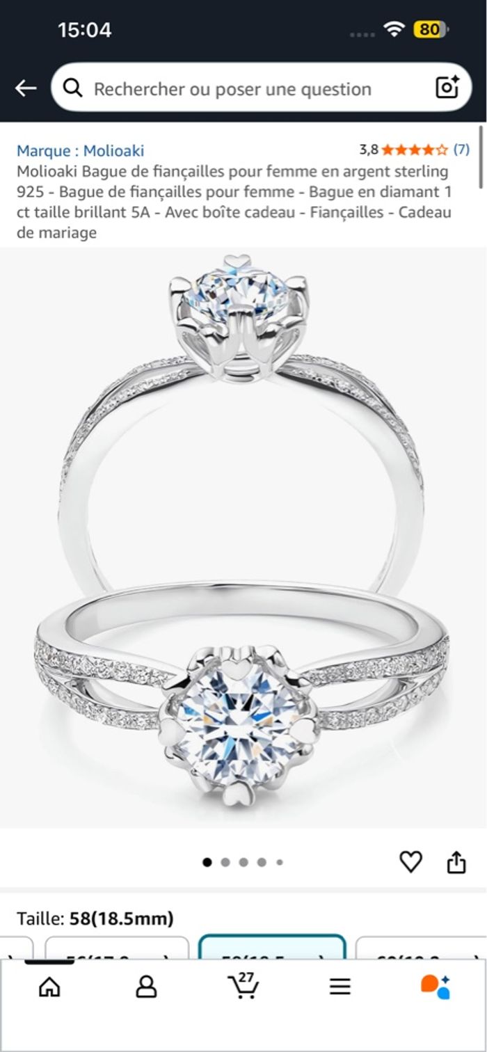 Bague en argent - photo numéro 8