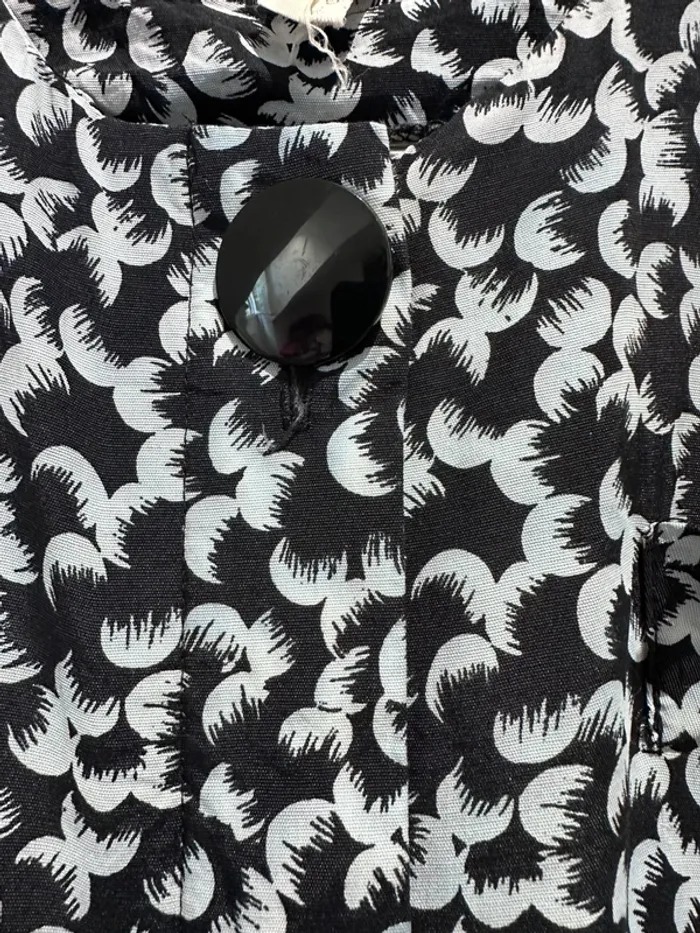 Robe longue motifs noirs - photo numéro 4
