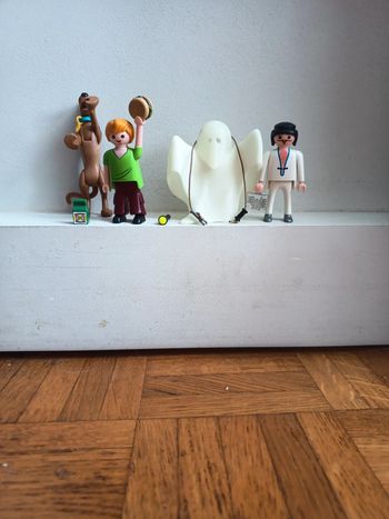 scooby-doo! Scooby et Sammy avec fantôme playmobil