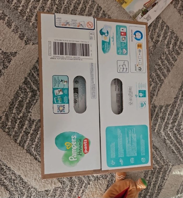 Couches pampers harmonie taille 4 - photo numéro 2