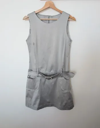 Robe vintage argentée