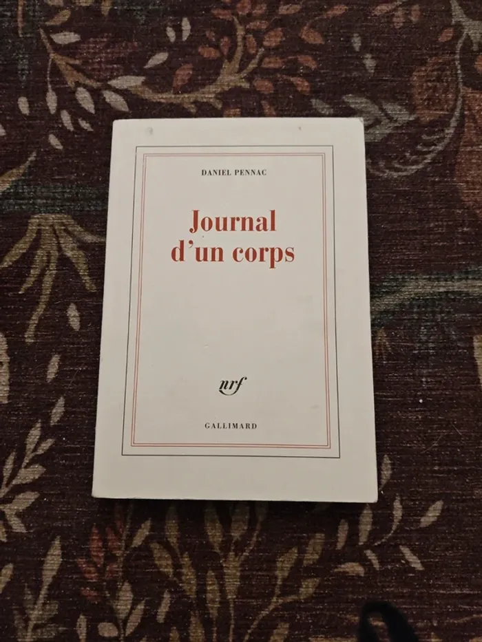 Le journal d'un corps de Daniel Pennac