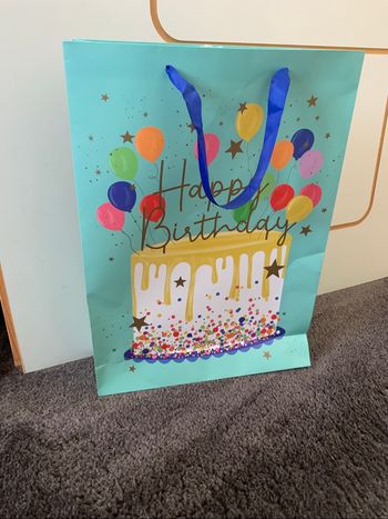 Grand sac cadeau anniversaire