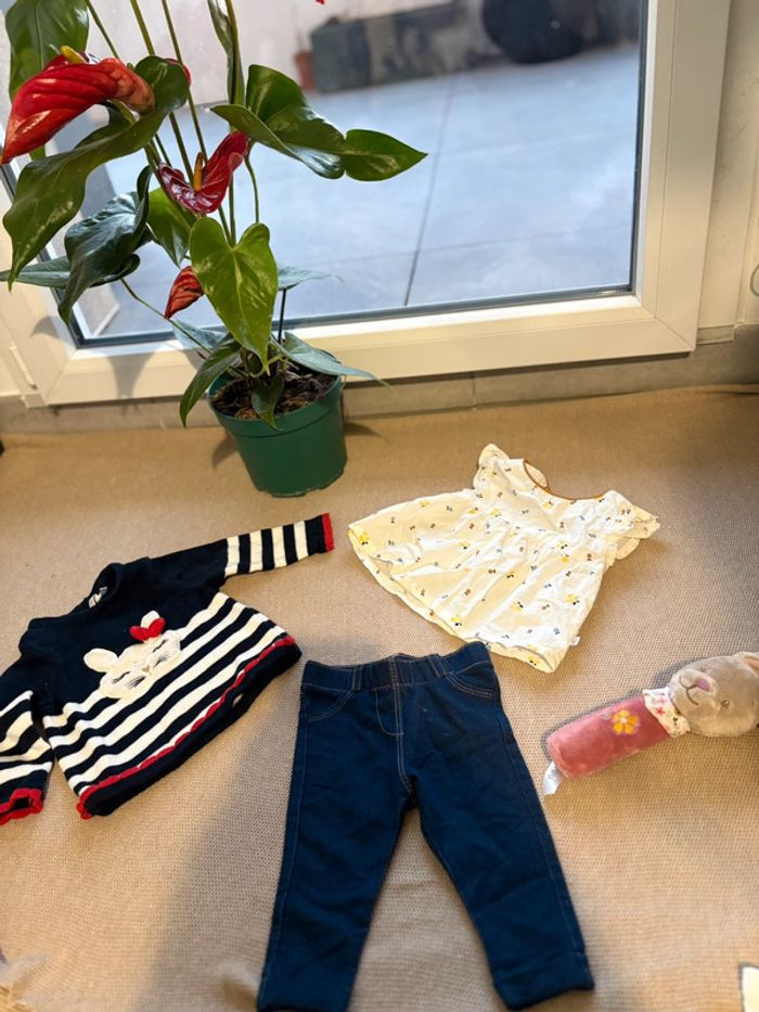 🌸 Lot de vêtements fille 3 mois - Tendance et Confort ! 🌸