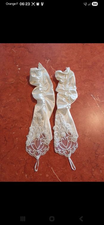 Gants de mariée 