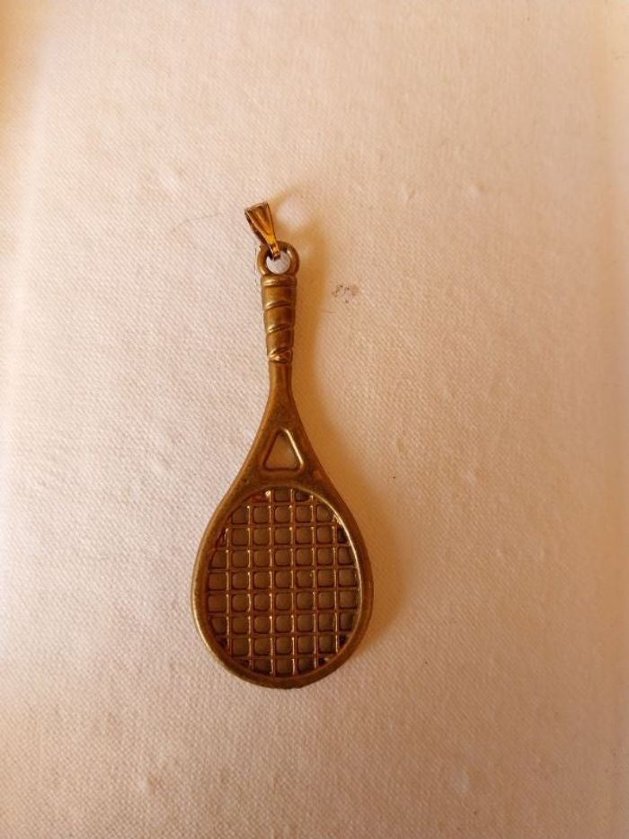 Pendentif raquette de tennis
