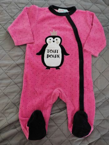 Pyjama velours 3 mois
