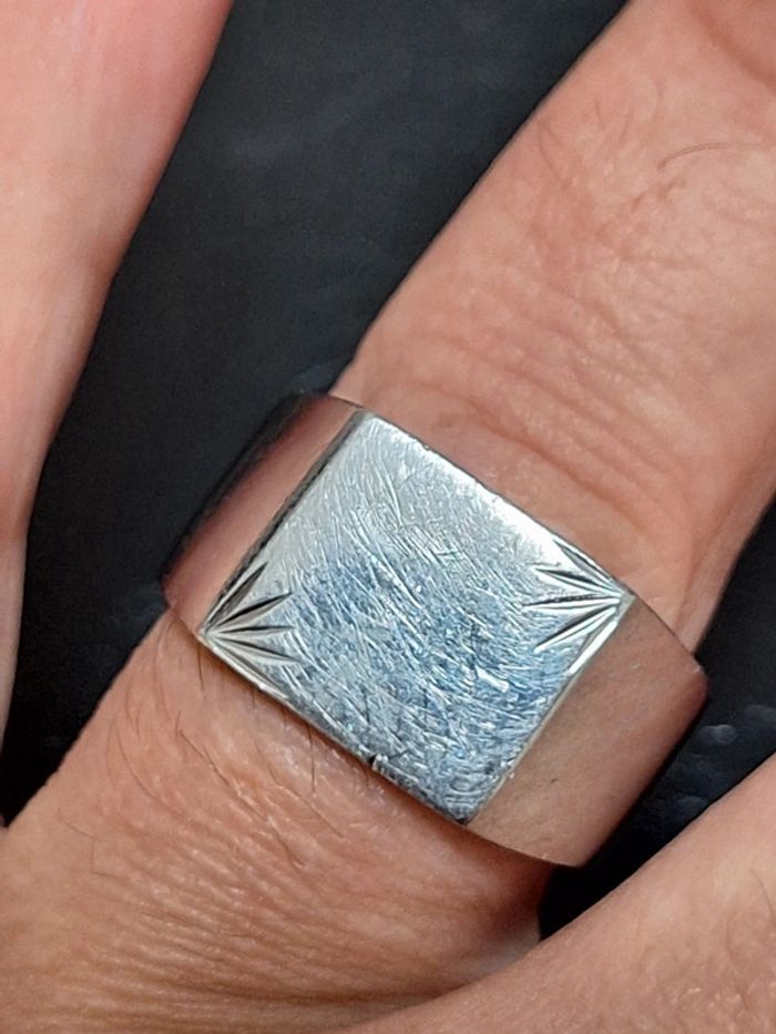 💍 Bague argentée géométrique 💍 - photo numéro 5
