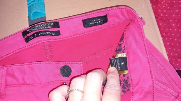 Jean chino rose taille 32 - photo numéro 3