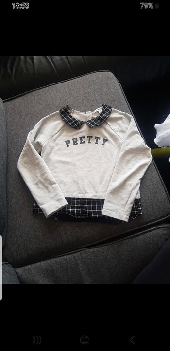 Ravissant sweat col claudine