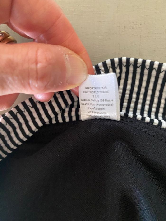Maillot de bain Anya Beach 2 pièce taille 40 blanc et noir - photo numéro 7