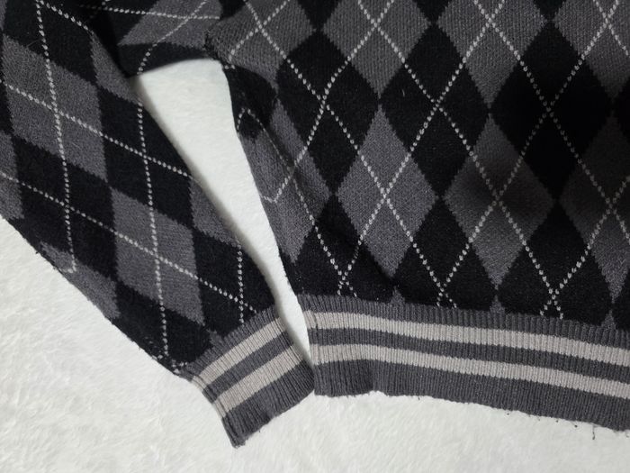 Pull cardigan gilet gris - photo numéro 10