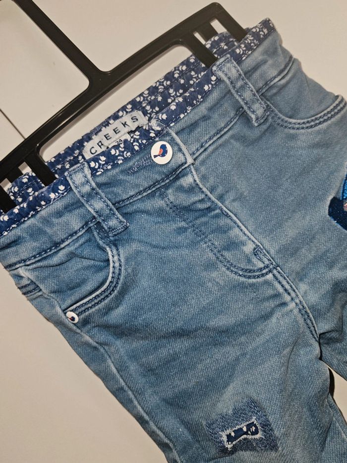 Jean bleu Creeks – 24 mois – réglable à la taille - photo numéro 5