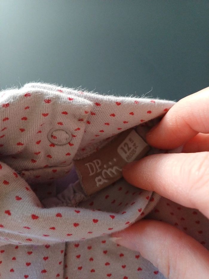 Sous pull cœur du pareil au même 12 mois - photo numéro 3