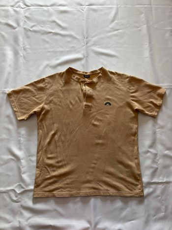 Polo beige/marron avec motif imprimé - Influx - L/40