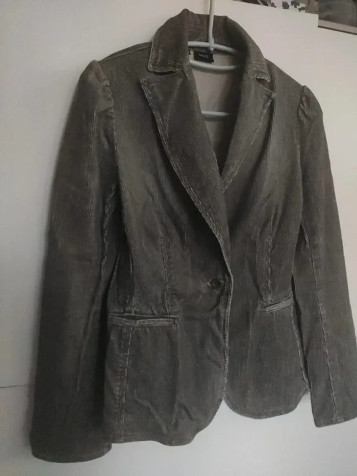 Mango Veste en velours M - photo numéro 2