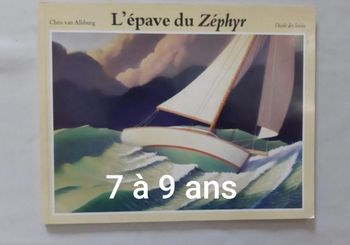 Livre enfant - L'épave du Zéphyr - Animax - L'école des loisirs