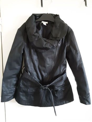 Veste manteau noir