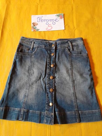 Jupe en Jean Taille 36 / S Pimkie coupe évasée