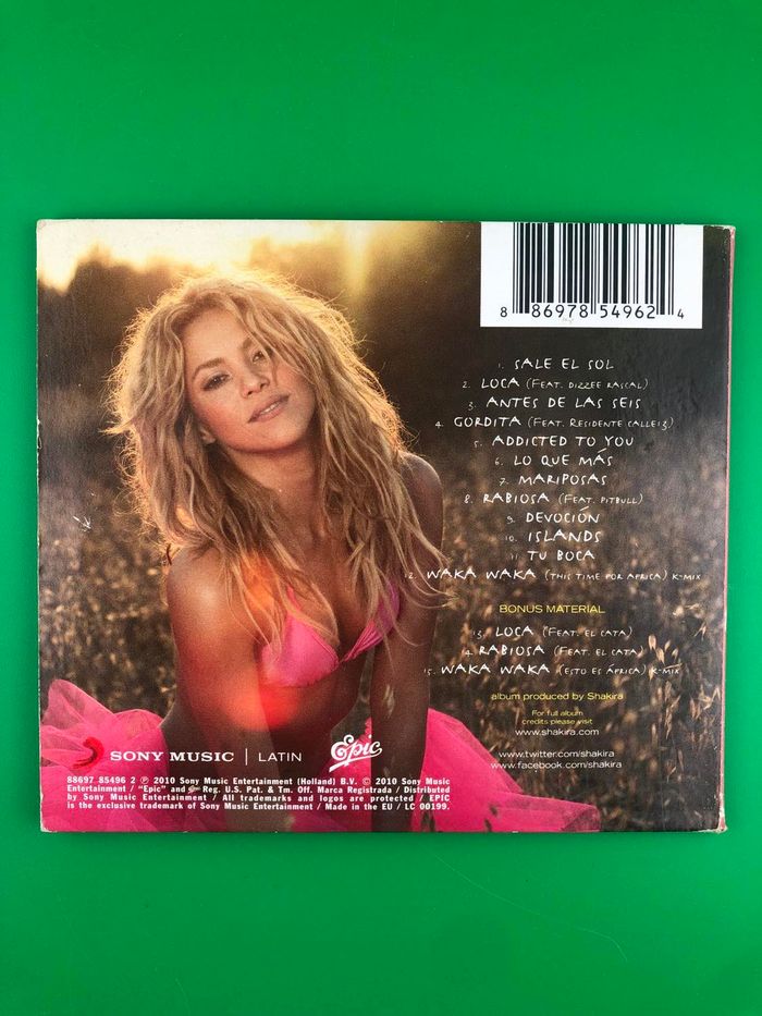 CD Shakira - Sale el sol - photo numéro 3