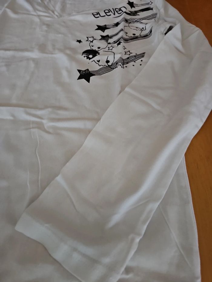 🔥Vintage🔥T shirt ML ElevenParis T.XL💫👕 - photo numéro 4