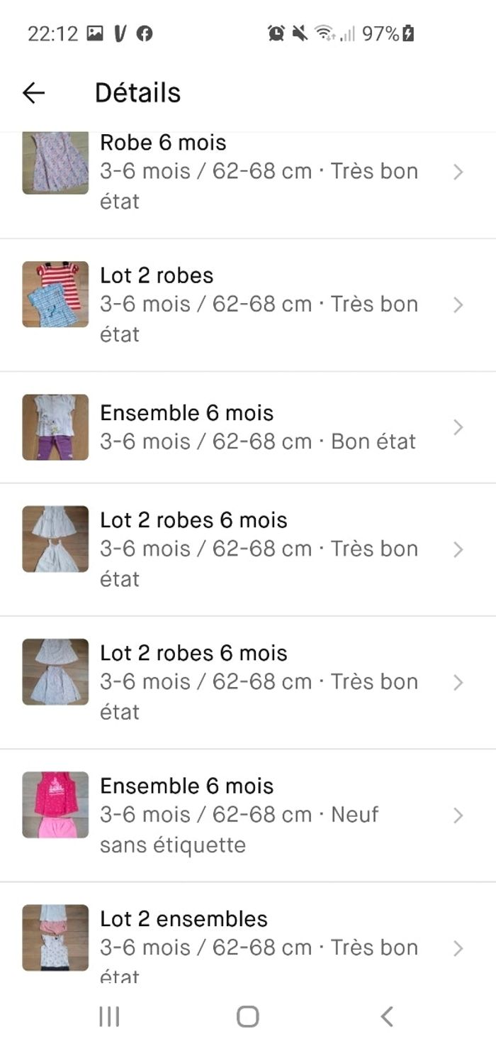Lot 19 ensembles filles - photo numéro 2