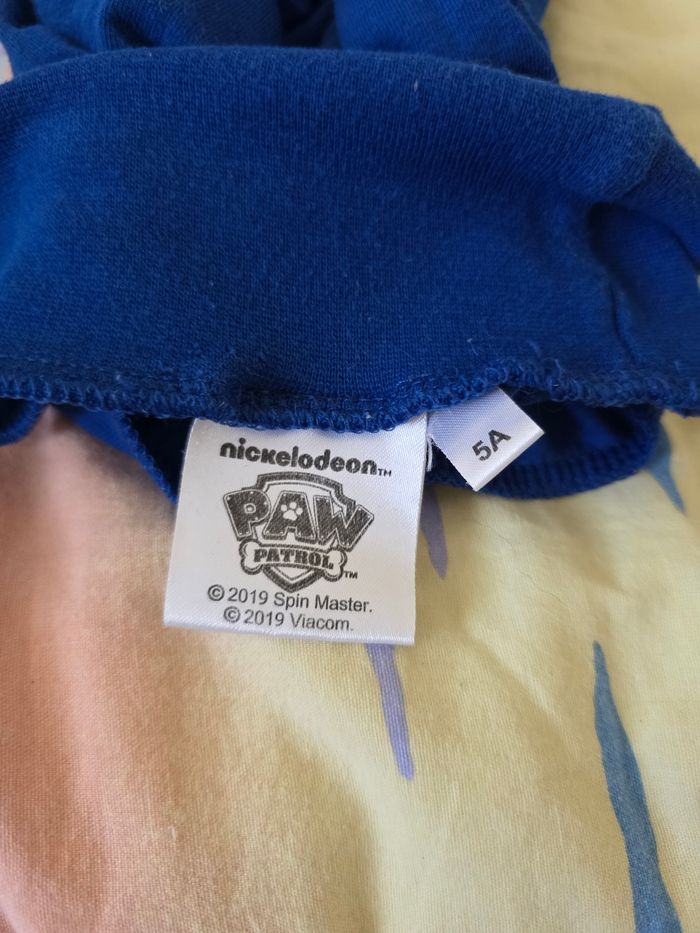 SOUS-PULL GARÇON PAW PATROL NICKELEDEON BLEU TAILLE 5ANS - photo numéro 3