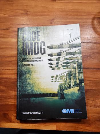 Livre : code IMDG