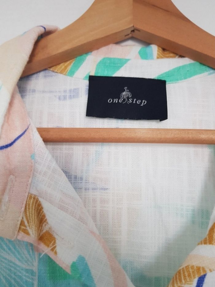 🌿 Surchemise imprimé feuillage – One Step – Taille 40 🌿 - photo numéro 3